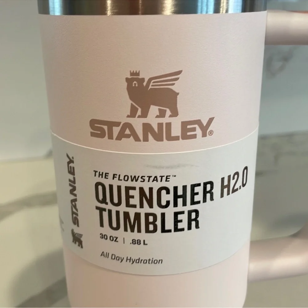 🎉LAST PIECE🎉Stanley 30oz H2.0 Flowstate Tumbler Rose Quartz - Picture 7 of 8